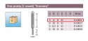 FREZ PROSTY 1 ROWEK 3/8/8mm