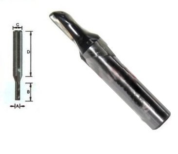 FREZ PROSTY 1 ROWEK 4/10/8mm FREZ PROSTY 1 ROWEK 4/10/8mm