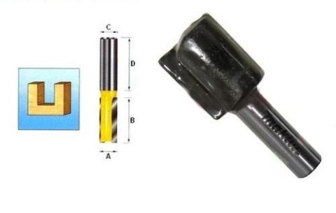 FREZ PROSTY 2 ROWKI 25/20/8mm FREZ PROSTY 2 ROWKI 25/20/8mm