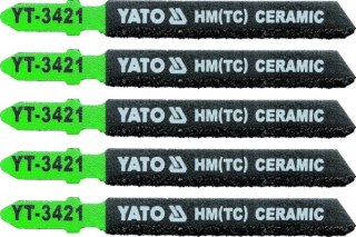 YATO BRZESZCZOT DO WYRZYNARKI 5szt. CERAMIKA TYP T 3421