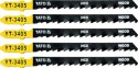 YATO BRZESZCZOT DO WYRZYNARKI 5szt. DREWNO TYP T 3407