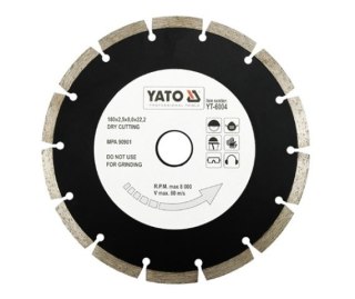 YATO D TARCZA DIAMENTOWA SEGMENTOWA 180 x 22,2mm 6004
