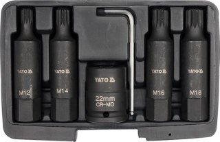 YATO D ZESTAW BIT UDAR.SPLINE 3/4" 1157...