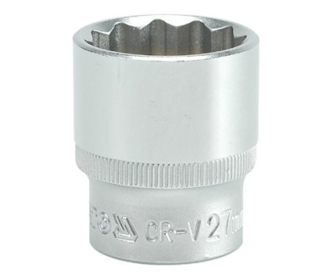 YATO NASADKA 12-KĄTNA 1/2" KRÓTKA 27mm YATO NASADKA 12-KĄTNA 1/2" KRÓTKA 27mm