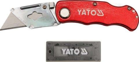YATO NÓŻ SKŁADANY Z BLOKADĄ 150mm + OSTRZA 7532 YATO NÓŻ SKŁADANY Z BLOKADĄ 150mm + OSTRZA 7532