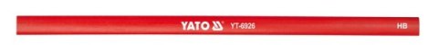 YATO OŁÓWEK STOLARSKI CZERWONY 245mm (144szt.) 6926 YATO OŁÓWEK STOLARSKI CZERWONY 245mm (144szt.) 6926