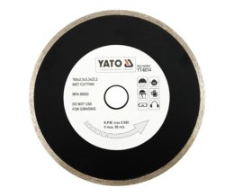 YATO TARCZA DIAMENTOWA PEŁNA 180 x 22,2mm 6014