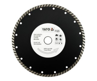 YATO TARCZA DIAMENTOWA TURBO 230 x 22,2mm 6025