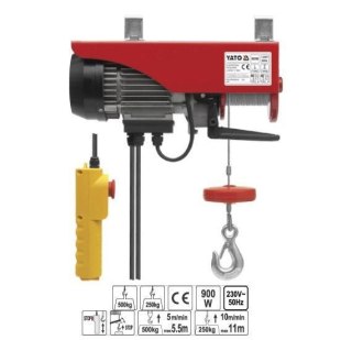 YATO WCIĄGARKA LINOWA 900W 250/500kg 5904