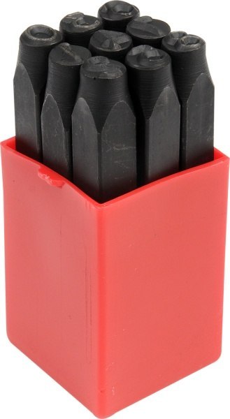 YATO ZNACZNIKI CYFROWE 9cz. 6mm 6854 YATO ZNACZNIKI CYFROWE 9cz. 6mm 6854
