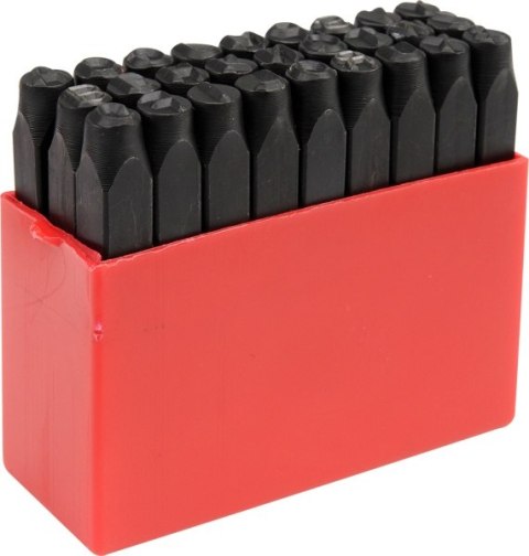 YATO ZNACZNIKI LITEROWE 27cz. 6mm 6862 YATO ZNACZNIKI LITEROWE 27cz. 6mm 6862