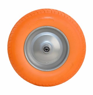AWTOOLS KOŁO DO TACZKI PNEUMATYCZNE PIANKOWE 400 LEKKIE, FELGA METAL, ŁOŻYSKO+OŚ