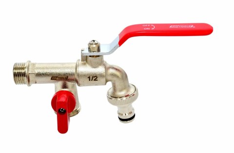 AWTOOLS KRAN OGRODOWY MOSIĄDZ NIKLOWANY PODWÓJNY 1/2" GWINT ZEWNĘTRZNY 2x3/4" AWTOOLS KRAN OGRODOWY MOSIĄDZ NIKLOWANY PODWÓJNY 1/2" GWINT ZEWNĘTRZNY 2x3/4"