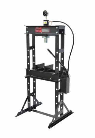 AWTOOLS PRASA HYDRAULICZNA Z MANOMOMETREM 30T / PODWÓJNY TŁOK