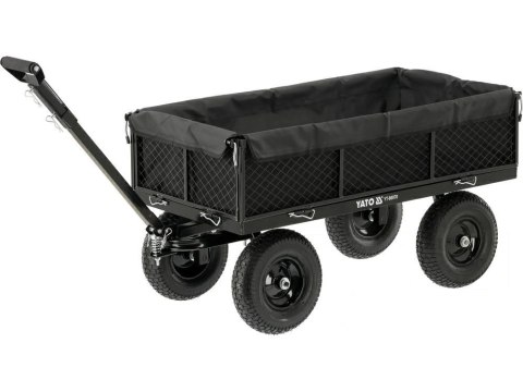 YATO WÓZEK OGRODOWY XL 450kg Z POKROWCEM YATO WÓZEK OGRODOWY XL 450kg Z POKROWCEM