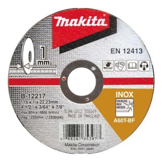 MAKITA TARCZA DO METALU INOX A60T 115x1,0x22,2mm