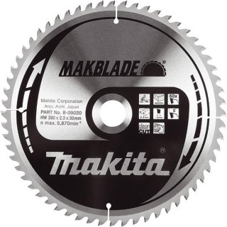 PIŁA TARCZOWA 260x30mm 80-ZĘBÓW MAKBLADE >>>B-32845