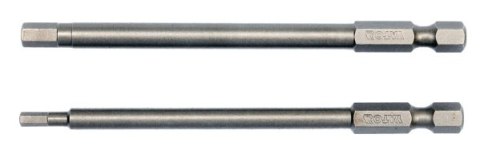YATO KOŃCÓWKA / BIT 1/4" HEX 3x100mm + HEX 5x100mm 2szt. 0494 YATO KOŃCÓWKA / BIT 1/4" HEX 3x100mm + HEX 5x100mm 2szt. 0494