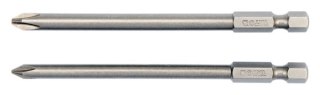 YATO KOŃCÓWKA / BIT 1/4" PH1x100mm + PH2x100mm 2szt. 0488