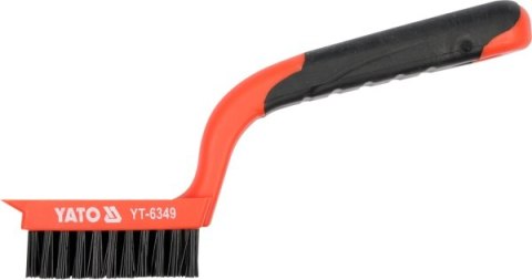 YATO SZCZOTKA NYLONOWA 5-RZĘDOWA PLASTIKOWA RĄCZKA 6349 YATO SZCZOTKA NYLONOWA 5-RZĘDOWA PLASTIKOWA RĄCZKA 6349