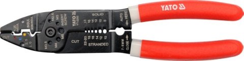 YATO SZCZYPCE DO ŚCIĄGANIA IZOLACJI 215mm 0,64-2,6mm 2293 YATO SZCZYPCE DO ŚCIĄGANIA IZOLACJI 215mm 0,64-2,6mm 2293