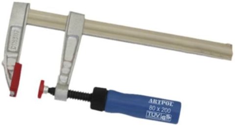 ARTPOL ŚCISK STOLARSKI 50 x 200mm TYP (F) TUV/ GS ARTPOL ŚCISK STOLARSKI 50 x 200mm TYP (F) TUV/ GS