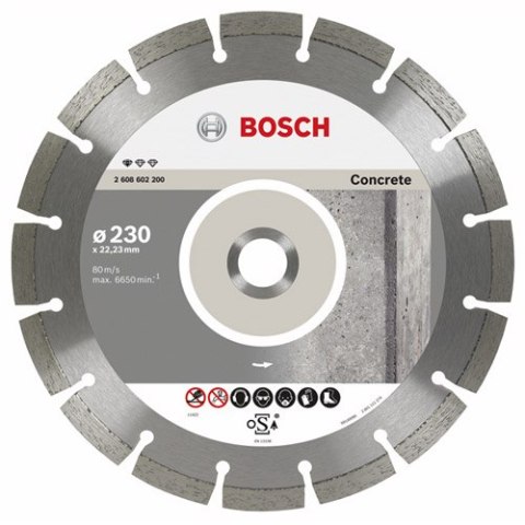BOSCH TARCZA DIAMENTOWA 230x22 SEGMENTOWA CONCRETE BOSCH TARCZA DIAMENTOWA 230x22 SEGMENTOWA CONCRETE