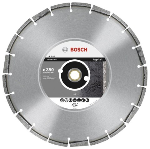 BOSCH TARCZA DIAMENTOWA 350x25,4 SEG ASFALT BOSCH TARCZA DIAMENTOWA 350x25,4 SEG ASFALT