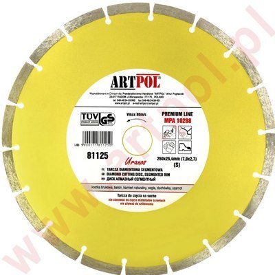 TARCZA DIAMENTOWA 400 x 32/25,4/22,2m SEGMENTOWA /AR TARCZA DIAMENTOWA 400 x 32/25,4/22,2m SEGMENTOWA /AR