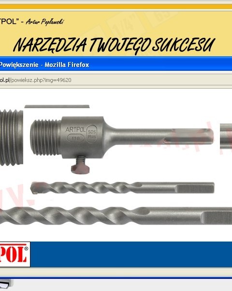 UCHWYT KORONY SDS PLUS 110mm /FALC UCHWYT KORONY SDS PLUS 110mm /FALC