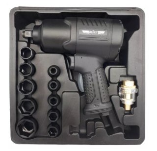 ADLER KLUCZ UDAROWY PNEUMATYCZNY 1/2" 1590Nm + NASADKI