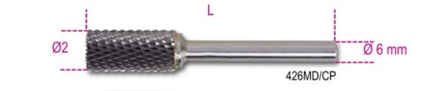 BETA PILNIK OBROTOWY Z WĘGLIKA SPIEKANEGO, WALCOWY 8 x 19 mm, TRZPIEŃ
6mm 426MD/CP8 BETA PILNIK OBROTOWY Z WĘGLIKA SPIEKANEGO, WALCOWY 8 x 19 mm, TRZPIEŃ
6mm 426MD/CP8