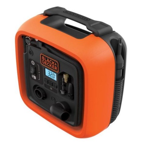 BLACK+DECKER KOMPRESOR / SPRĘŻARKA MINI 12V/11BAR ASI400 BLACK+DECKER KOMPRESOR / SPRĘŻARKA MINI 12V/11BAR ASI400