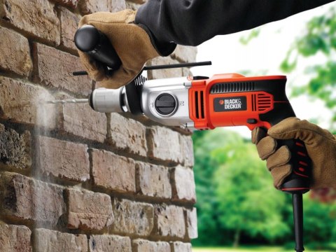BLACK+DECKER WIERTARKA UDAROWA 1100W WALIZKA KR1102K BLACK+DECKER WIERTARKA UDAROWA 1100W WALIZKA KR1102K