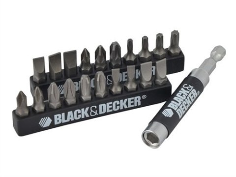 BLACK+DECKER ZESTAW AKCESORIÓW 21szt. BLACK+DECKER ZESTAW AKCESORIÓW 21szt.