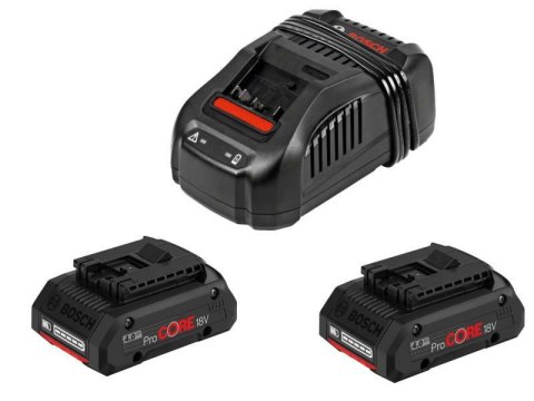 BOSCH AKUMULATOR 18V 4,0Ah PROCORE 2szt. +ŁADOWARKA GAL 1880 CV BOSCH AKUMULATOR 18V 4,0Ah PROCORE 2szt. +ŁADOWARKA GAL 1880 CV