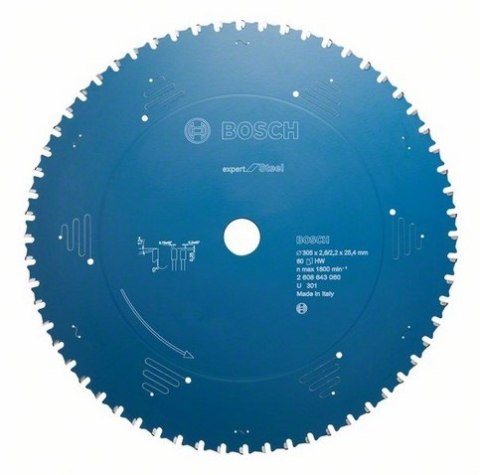 BOSCH PIŁA TARCZA EXPERT STEEL 254x25,4x60z BOSCH PIŁA TARCZA EXPERT STEEL 254x25,4x60z