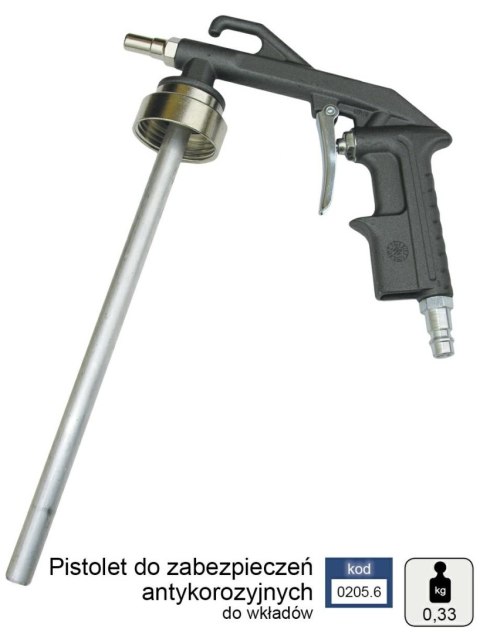 ADLER PNEUMATYCZNY PISTOLET ANTYKOROZYJNY DO WKŁADÓW ADLER PNEUMATYCZNY PISTOLET ANTYKOROZYJNY DO WKŁADÓW
