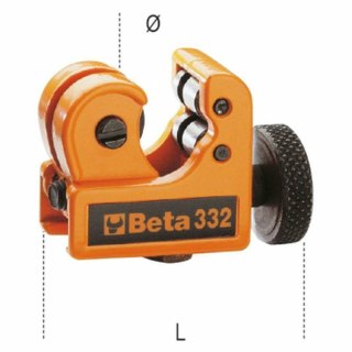 BETA OBCINAK DO RUR MIEDZIANYCH I LEKKICH STOPÓW 3-28mm 332/2