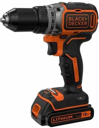 BLACK+DECKER WKRĘTARKA 18V BL186KB 52Nm 2x1,5Ah BL BLACK+DECKER WKRĘTARKA 18V BL186KB 52Nm 2x1,5Ah BL