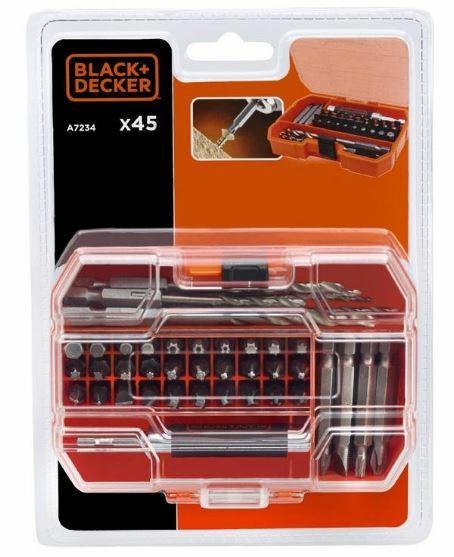 BLACK+DECKER ZESTAW AKCESORIÓW 45szt. BLACK+DECKER ZESTAW AKCESORIÓW 45szt.