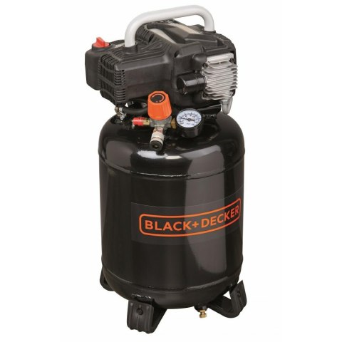 BLACK&DECKER KOMPRESOR BEZOLEJOWY PIONOWY 24L 1,5KM 8BAR 180 L/min BLACK&DECKER KOMPRESOR BEZOLEJOWY PIONOWY 24L 1,5KM 8BAR 180 L/min