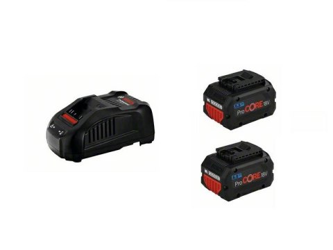 BOSCH AKUMULATOR 18V 5,5Ah PROCORE 2szt. +ŁADOWARKA GAL 1880 CV BOSCH AKUMULATOR 18V 5,5Ah PROCORE 2szt. +ŁADOWARKA GAL 1880 CV