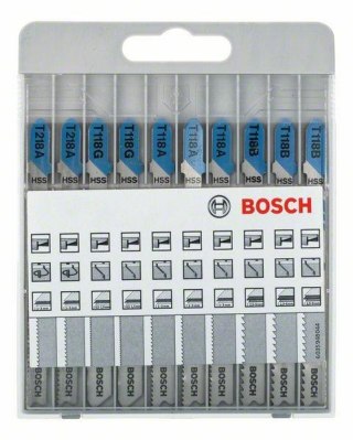 BOSCH BRZESZCZOTY "T" ZESTAW DO METALU 10szt