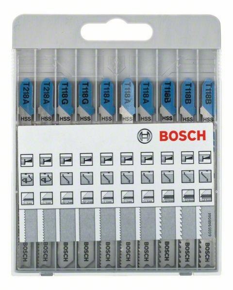 BOSCH BRZESZCZOTY "T" ZESTAW DO METALU 10szt BOSCH BRZESZCZOTY "T" ZESTAW DO METALU 10szt