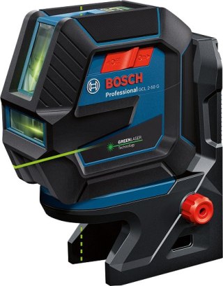 BOSCH LASER KRZYŻOWY GCL 2-50 G ZIELONY +UCHWYT RM 10