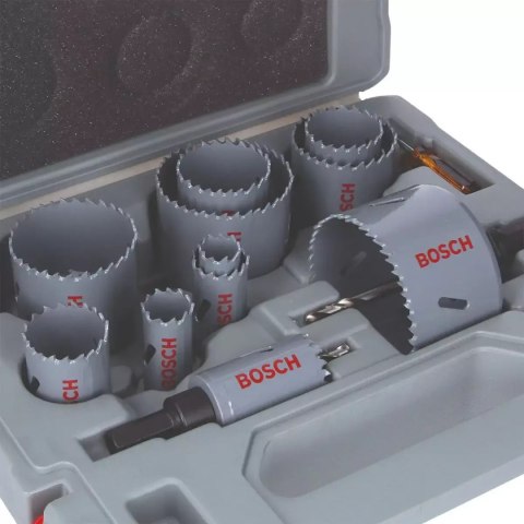 BOSCH OTWORNICA HSS BI-METAL STD KPL. 14szt. 19,22,25,29,35,38,44,51,57,64,76mm BOSCH OTWORNICA HSS BI-METAL STD KPL. 14szt. 19,22,25,29,35,38,44,51,57,64,76mm