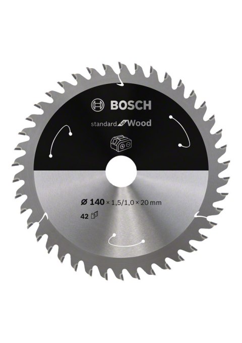 BOSCH PIŁA STANDARD WOOD ACCU 140x20x42z BOSCH PIŁA STANDARD WOOD ACCU 140x20x42z