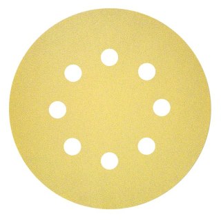 KRĄŻEK 125mm C450 gr. 40, 50szt. 8 OTWORÓW