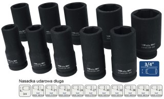 ADLER NASADKA UDAROWA 6-KĄTNA 3/4" 32mm DŁUGA